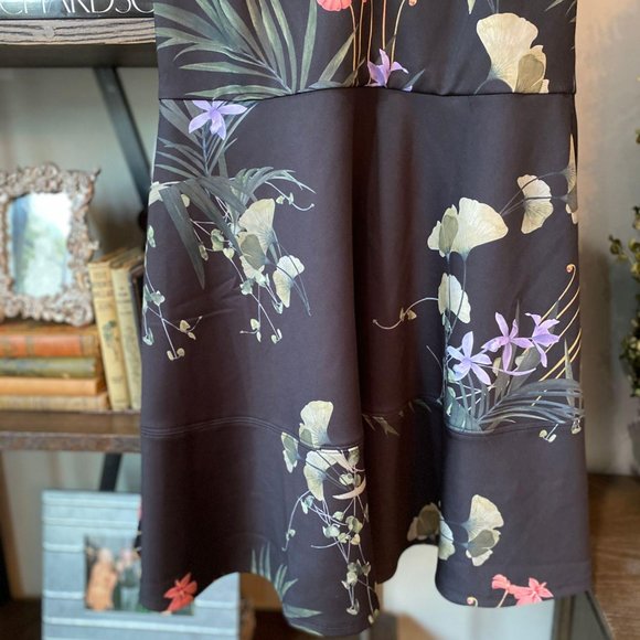 Ted Baker Wrapel Highland Fit & Flare Dress - Picture 7 of 12